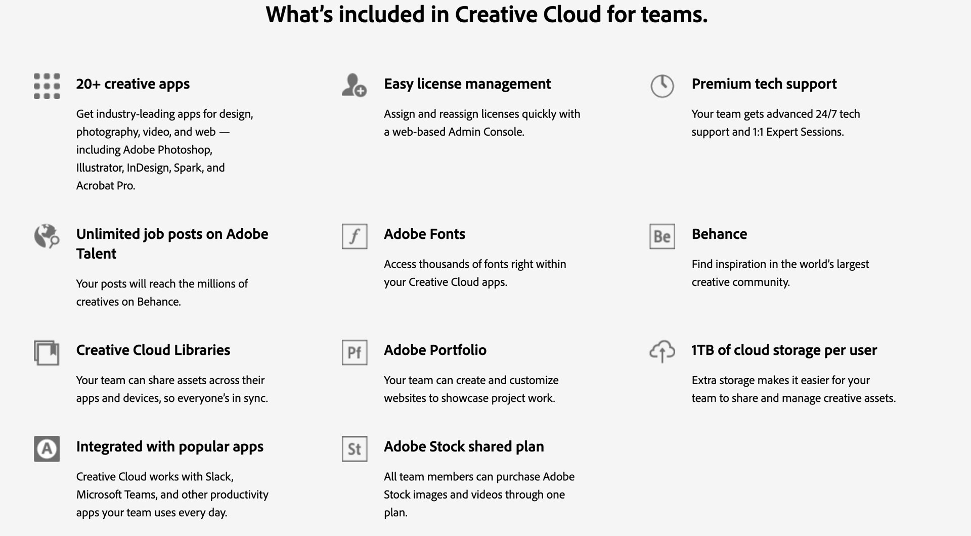 Adobe Creative Cloud Business - Holdingsdad