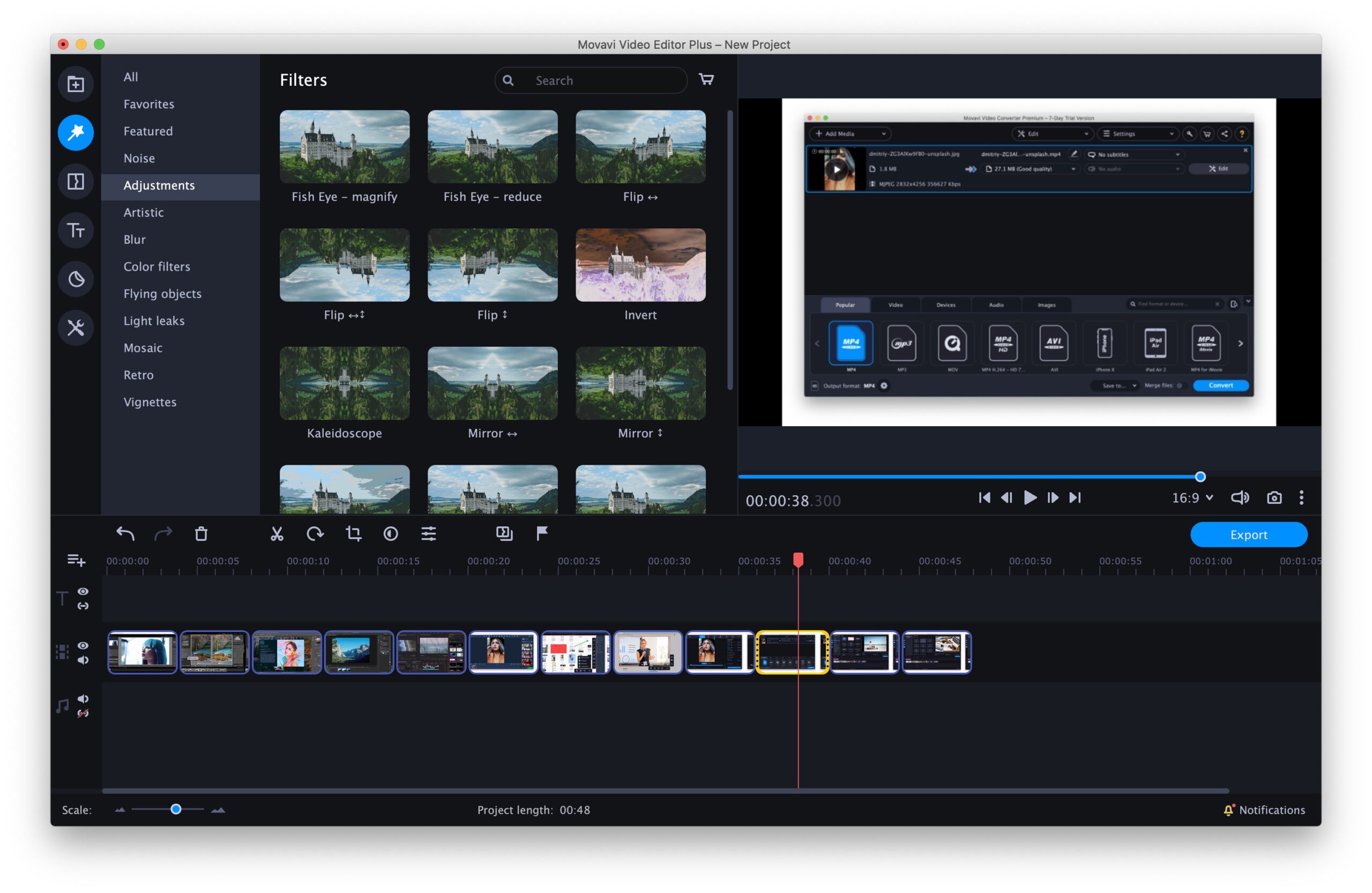 download the new Movavi Video Editor 2022 Plus